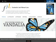 Tablet Screenshot of fundacionjmlara.es